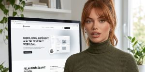 Honlap, webshop készítés AI-val